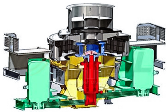 VSI鵝卵石制砂機(jī)即將發(fā)往三門峽某機(jī)砂廠