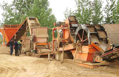 洗砂機(jī)客戶現(xiàn)場