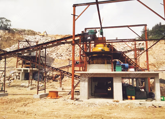 陜西花崗巖時產(chǎn)400噸混凝土用料生產(chǎn)線
