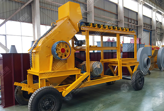 朝鮮客戶20-50 噸/時移動式煤炭破碎系統(tǒng)