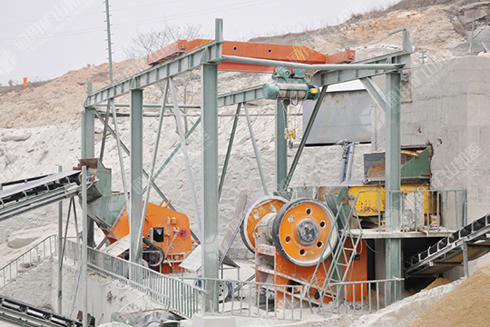 埃及客戶時(shí)產(chǎn)150-450噸石料生產(chǎn)線